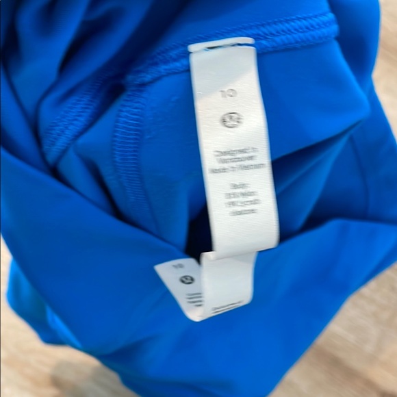 Lululemon Athletica Blue Bike Shorts High-Waisted - Picture 3 of 4